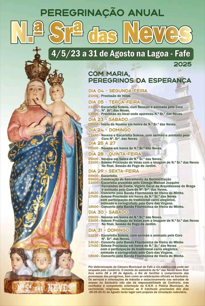 Romaria da Senhora das Neves em Lagoa - Fafe